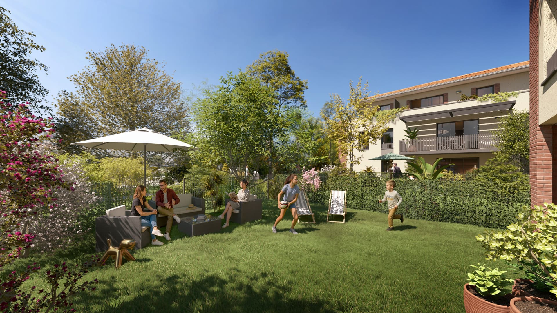 Perspective jardin