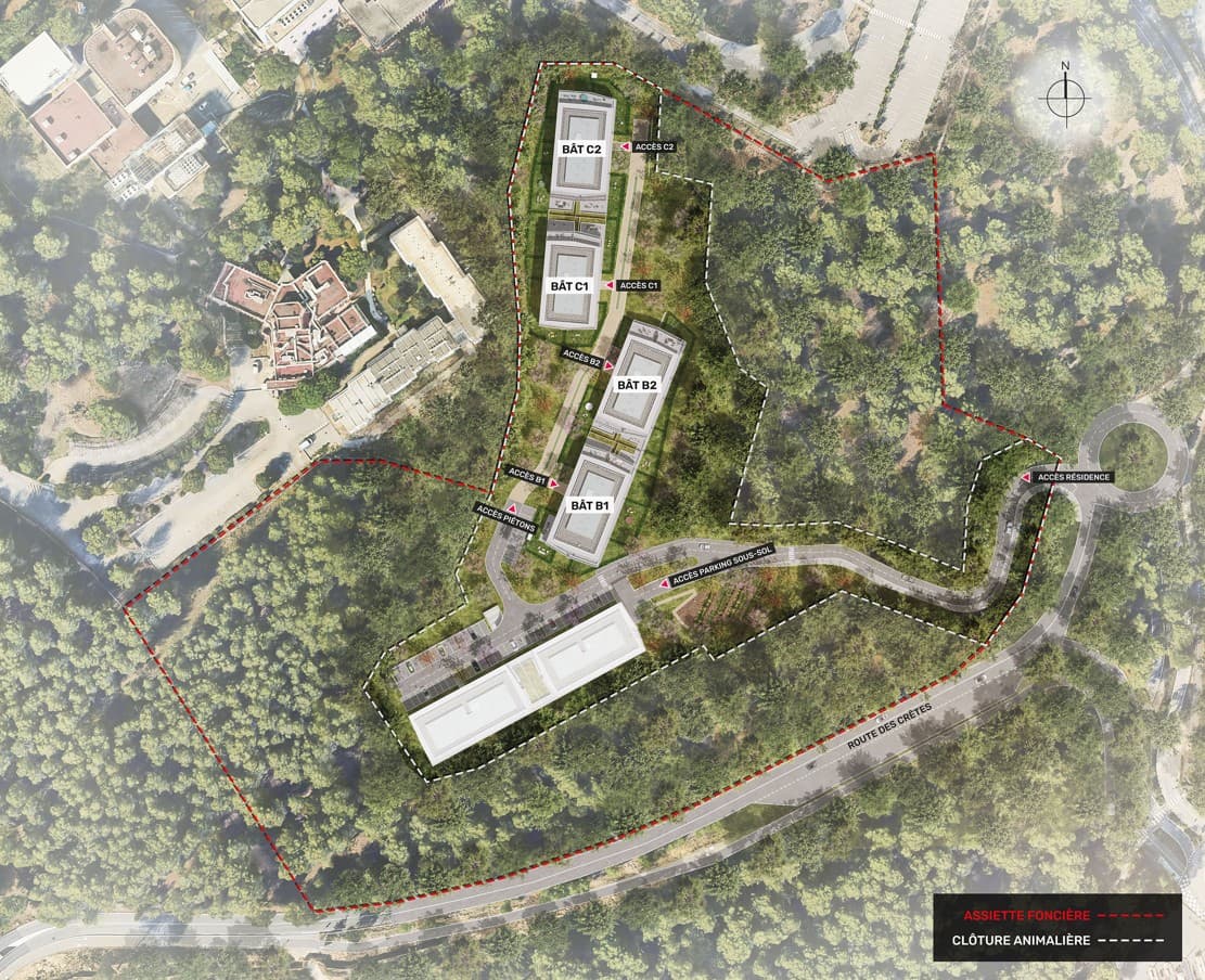 SKYLINE PLAN MASSE